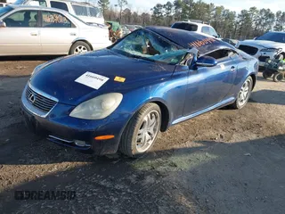 2006 Lexus SC with VIN JTHFN48YX69008462, listed as a IAAI auction lot 41660498 with 168,364 mi miles. Bid and sale history available at carsss.com. Image 2.