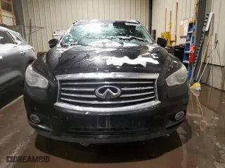 2013 Infiniti JX35 with VIN 5N1AL0MM2DC332028, listed as a Copart auction lot 38962534 with 206,450 mi miles and Salvage Title. Bid and sale history available at carsss.com. Image 5.