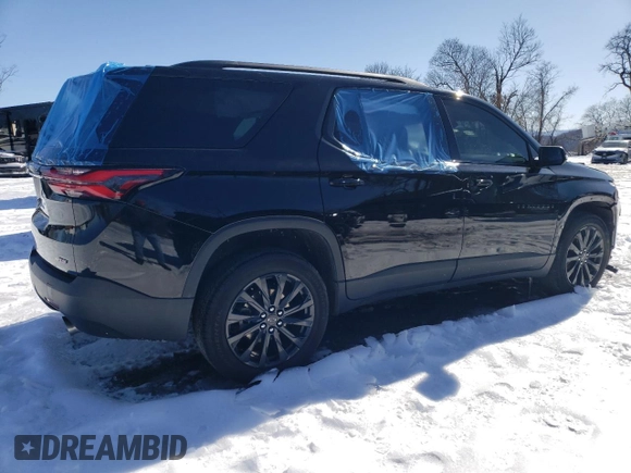 2024 Chevrolet Traverse with VIN 1GNETYKW8RJ128773, listed as a Copart auction lot 46603775 with 17,388 mi miles and Salvage title. Bid and sale history available at DreamBid. Image 3.