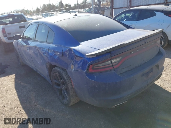 2019 Dodge Charger SXT with VIN 2C3CDXBG0KH588294, listed as a IAAI auction lot 41666566 with 113,874 mi miles. Bid and sale history available at carsss.com. Image 3.
