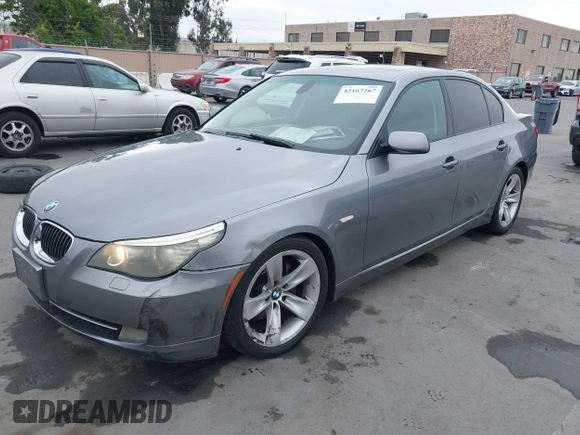 2008 BMW 5 Series 528i with VIN WBANU53528CT18322, listed as a IAAI auction lot 42167267 with 155,416 mi miles and . Bid and sale history available at carsss.com. Image 2.