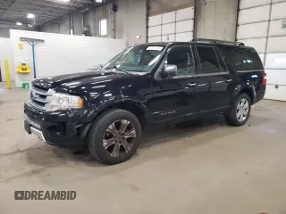 2016 Ford Expedition EL Platinum with VIN 1FMJK1MT6GEF02898, listed as a Copart auction lot 52981215 with 170,049 mi miles and Clean Title. Bid and sale history available at carsss.com. Image 1.