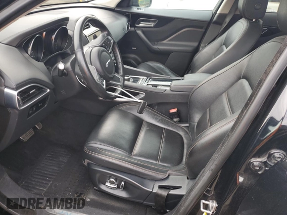 2019 Jaguar F-Pace 25t Prestige with VIN SADCK2GX3KA392592, listed as a Copart auction lot 59199455 with 170,635 mi miles and Salvage title. Bid and sale history available at DreamBid. Image 7.