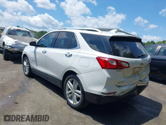 2019 Chevrolet Equinox Premier z VIN 2GNAXNEV2K6116643, wystawiony jako IAAI lot #42447904 z przebiegiem 44 786 mil mil oraz . Historia ofert i sprzedaży dostępna na DreamBid. Obrazek 3.