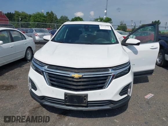 2022 Chevrolet Equinox LT z VIN 3GNAXUEV9NL174839, wystawiony jako IAAI lot #42470518 z przebiegiem 18 709 mil mil oraz . Historia ofert i sprzedaży dostępna na DreamBid. Obrazek 6.