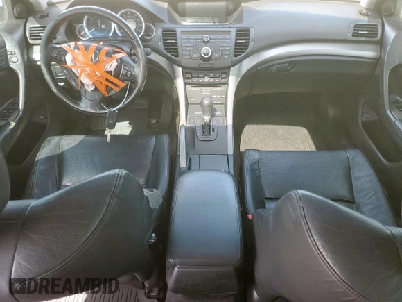 2010 Acura TSX with VIN JH4CU2F69AC011697, listed as a Copart auction lot 62818335 with 221,615 mi miles and Salvage title. Bid and sale history available at DreamBid. Image 8.