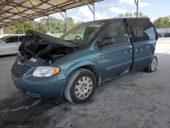 2006 Chrysler Town & Country SWB with VIN 1A4GP45R36B681948, listed as a Copart auction lot 66801434 with 129,938 mi miles and Salvage Title. Bid and sale history available at carsss.com. Image 1.