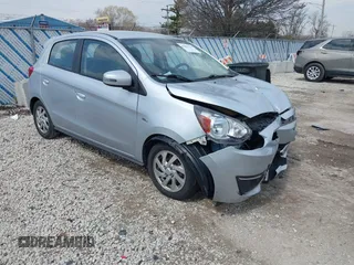 2017 Mitsubishi Mirage SE z VIN ML32A4HJ5HH007973, wystawiony jako IAAI lot #41881114 z przebiegiem 81 996 mil mil oraz . Historia ofert i sprzedaży dostępna na DreamBid. Obrazek 1.