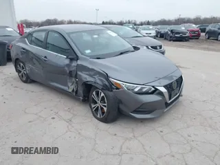 2020 Nissan Sentra SV z VIN 3N1AB8CV4LY267773, wystawiony jako IAAI lot #41969540 z przebiegiem 93 539 mil mil oraz . Historia ofert i sprzedaży dostępna na DreamBid. Obrazek 1.