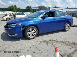 2015 Chrysler 200 Limited with VIN 1C3CCCAB0FN755042, listed as a Copart auction lot 62173865 with 173,446 mi miles and Salvage title. Bid and sale history available at DreamBid. Image 1.