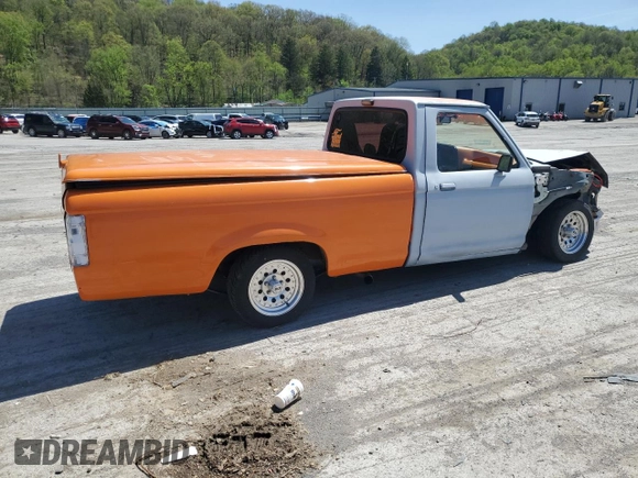 1992 Ford Ranger with VIN 1FTCR10AXNUC80706, listed as a Copart auction lot 55174895 with 87,000 mi miles and Salvage title. Bid and sale history available at DreamBid. Image 3.