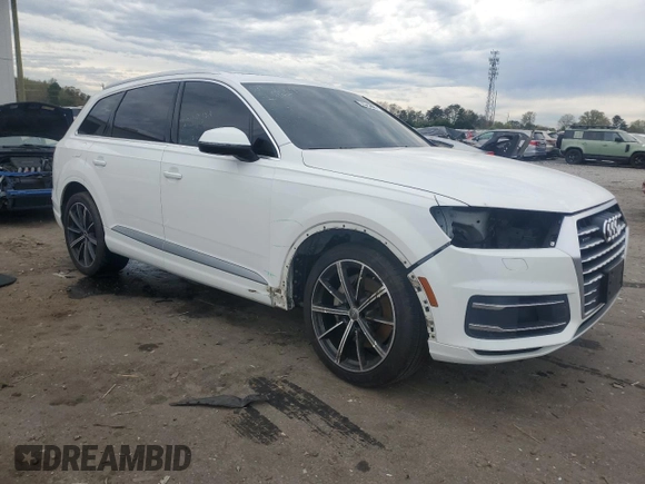 2019 Audi Q7 Premium Plus with VIN WA1LAAF71KD043207, listed as a Copart auction lot 51518805 with 89,782 mi miles and Salvage title. Bid and sale history available at DreamBid. Image 4.