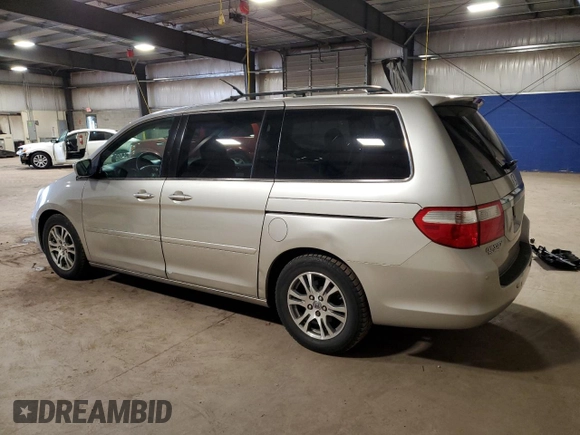 2007 Honda Odyssey Touring z VIN 5FNRL38887B102328, wystawiony jako Copart lot #52113595 z przebiegiem 105 394 mil mil oraz Szkoda całkowita • Salvage title. Historia ofert i sprzedaży dostępna na DreamBid. Obrazek 2.