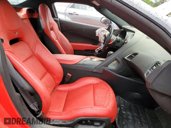 2017 Chevrolet Corvette Z51 2LT with VIN 1G1YK3D72H5121674, listed as a Copart auction lot 53059704 with 27,634 mi miles. Bid and sale history available at carsss.com. Image 10.