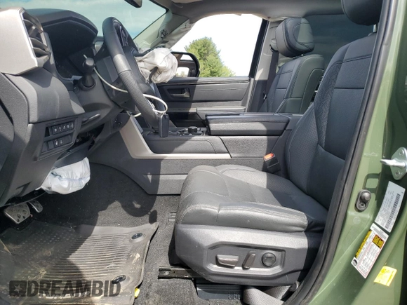 2022 Toyota Tundra Limited with VIN 5TFJA5DB8NX018965, listed as a Copart auction lot 55242405 with 29,277 mi miles and Salvage title. Bid and sale history available at DreamBid. Image 7.