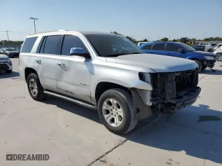 2015 Chevrolet Tahoe LS with VIN 1GNSKAKC3FR245127, listed as a Copart auction lot 74401204 with 160,179 mi miles and Salvage Title. Bid and sale history available at carsss.com. Image 4.