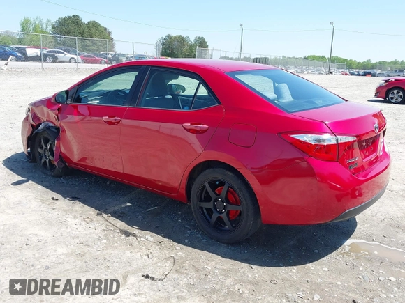 2015 Toyota Corolla L with VIN 2T1BURHE5FC371946, listed as a IAAI auction lot 41951865 with 280,640 mi miles and . Bid and sale history available at DreamBid. Image 3.