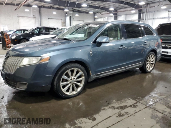 2010 Lincoln MKT EcoBoost with VIN 2LMHJ5AT5ABJ22472, listed as a Copart auction lot 49413335 with 208,716 mi miles and Salvage Title. Bid and sale history available at DreamBid. Image 1.