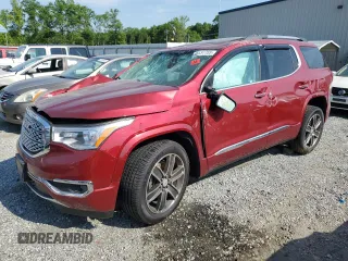 2019 GMC Acadia Denali z VIN 1GKKNPLS8KZ168858, wystawiony jako Copart lot #55137755 z przebiegiem Nie podano mil oraz Szkoda całkowita • Salvage title. Historia ofert i sprzedaży dostępna na DreamBid. Obrazek 1.