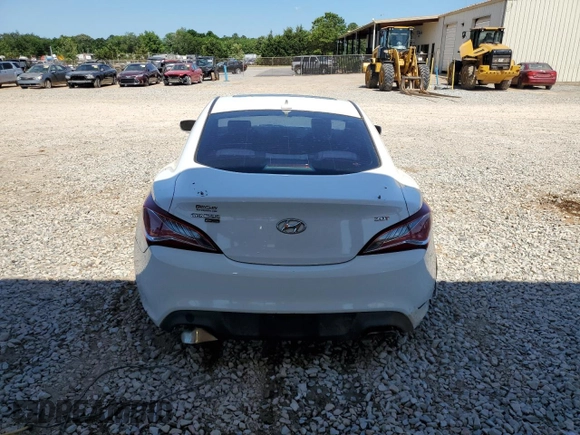 2013 Hyundai Genesis Coupe 2.0T with VIN KMHHT6KD8DU083460, listed as a Copart auction lot 57957635 with 166,354 mi miles and Salvage title. Bid and sale history available at DreamBid. Image 6.