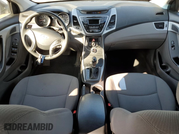 2014 Hyundai Elantra SE with VIN 5NPDH4AE6EH483984, listed as a Copart auction lot 48506655 with 69,829 mi miles and Salvage title. Bid and sale history available at DreamBid. Image 8.