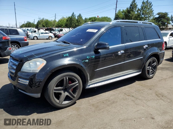 2010 Mercedes-Benz GL-Class GL 550 with VIN 4JGBF8GE1AA561709, listed as a Copart auction lot 65414554 with 156,777 mi miles and Salvage Title. Bid and sale history available at carsss.com. Image 1.