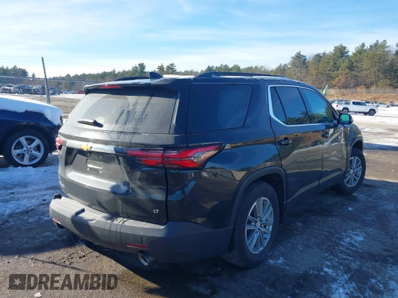 2022 Chevrolet Traverse LT Leather with VIN 1GNERHKW3NJ134490, listed as a IAAI auction lot 41197723 with 54,988 mi miles. Bid and sale history available at carsss.com. Image 4.