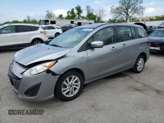 2013 Mazda 5 Sport z VIN JM1CW2BL1D0155564, wystawiony jako Copart lot #54414545 z przebiegiem 65 657 mil mil oraz Szkoda całkowita • Salvage title. Historia ofert i sprzedaży dostępna na DreamBid. Obrazek 1.