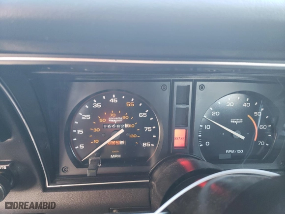 1981 Chevrolet Corvette with VIN 1G1AY8765BS402764, listed as a Copart auction lot 75602154 with 16,682 mi miles and Salvage Title. Bid and sale history available at carsss.com. Image 9.