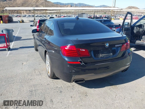 2015 BMW 5 Series 550i with VIN WBAKN9C56FD961027, listed as a IAAI auction lot 42653452 with 167,493 mi miles and . Bid and sale history available at DreamBid. Image 3.