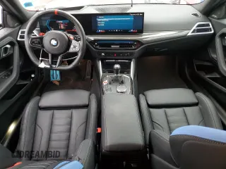2025 BMW M2 with VIN 3MF23DM09S8E91515, listed as a Copart auction lot 84120994 with 2,568 mi miles and Salvage Title. Bid and sale history available at carsss.com. Image 8.