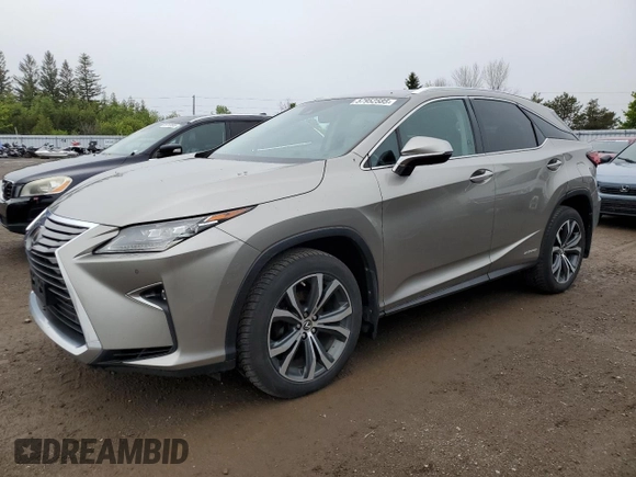 2018 Lexus RX 450h with VIN 2T2BGMCA7JC023729, listed as a Copart auction lot 57952585 with 169,102 mi miles and Clean title. Bid and sale history available at DreamBid. Image 1.