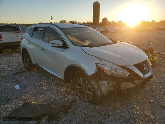 2017 Nissan Murano SL with VIN 5N1AZ2MG8HN136285, listed as a Copart auction lot 81901844 with 156,183 mi miles and Salvage Title. Bid and sale history available at carsss.com. Image 4.