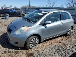 2007 Toyota Yaris with VIN JTDJT923975057611, listed as a Copart auction lot 50801955 with 106,474 mi miles and Clean Title. Bid and sale history available at carsss.com. Image 1.