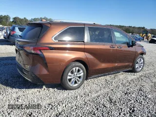 2021 Toyota Sienna Limited with VIN 5TDZSKFC2MS029694, listed as a Copart auction lot 86197064 with 27,881 mi miles and Salvage Title. Bid and sale history available at DreamBid. Image 3.