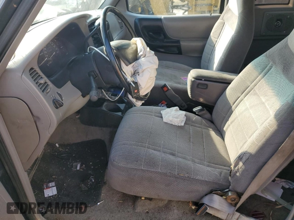 1996 Ford Ranger XLT with VIN 1FTCR15X8TTA40604, listed as a Copart auction lot 49303155 with 190,005 mi miles and Salvage Title. Bid and sale history available at DreamBid. Image 7.