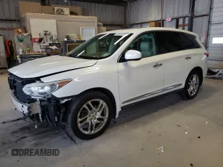 2013 Infiniti JX35 with VIN 5N1AL0MMXDC312206, listed as a Copart auction lot 70903834 with 170,425 mi miles and Salvage Title. Bid and sale history available at carsss.com. Image 1.