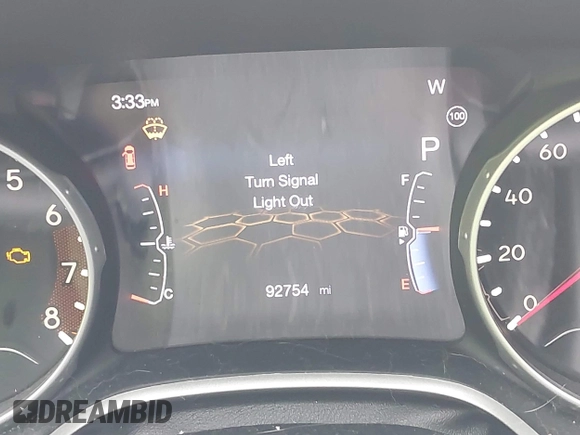 2020 Jeep Compass Limited with VIN 3C4NJDCB4LT126814, listed as a IAAI auction lot 42352025 with 92,754 mi miles and . Bid and sale history available at DreamBid. Image 15.