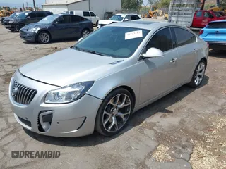 2013 Buick Regal GS with VIN 2G4GV5GV2D9185299, listed as a IAAI auction lot 42773213 with 76,163 mi miles and . Bid and sale history available at DreamBid. Image 2.