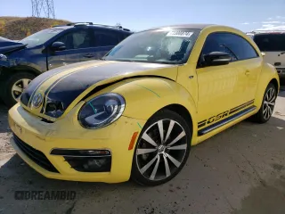 2014 Volkswagen Beetle Turbo R-Line with VIN 3VWVT7AT8EM618182, listed as a Copart auction lot 73380874 with 51,373 mi miles and Salvage Title. Bid and sale history available at DreamBid. Image 1.