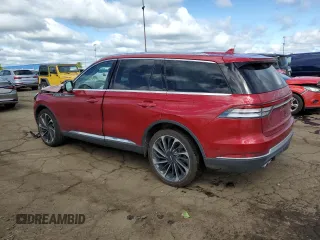 2020 Lincoln Aviator Reserve z VIN 5LM5J7XC5LGL26697, wystawiony jako Copart lot #57570355 z przebiegiem 64 692 mil mil oraz Czysty tytuł • Clean title. Historia ofert i sprzedaży dostępna na DreamBid. Obrazek 2.