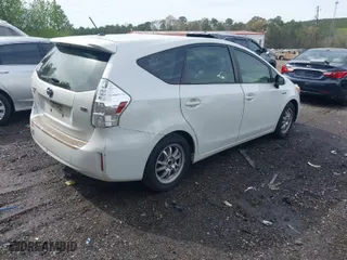 2013 Toyota Prius v Two with VIN JTDZN3EU8D3239824, listed as a IAAI auction lot 41876740 with 179,697 mi miles. Bid and sale history available at carsss.com. Image 4.