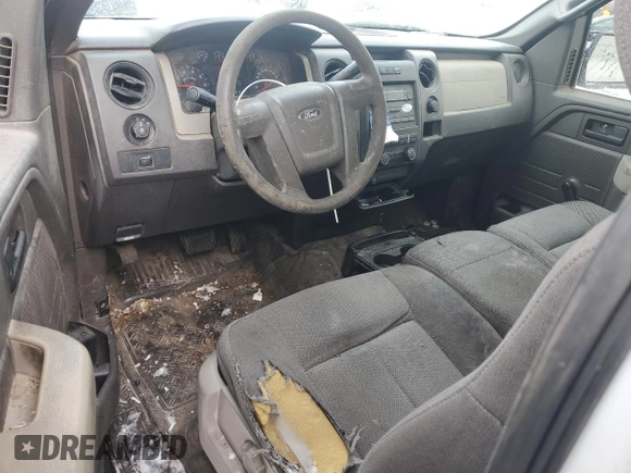 2009 Ford F-150 XL with VIN 1FTRF12839KA68485, listed as a Copart auction lot 44805525 with 213,318 mi miles and Salvage Title. Bid and sale history available at carsss.com. Image 8.