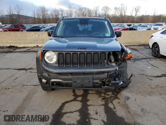 2018 Jeep Renegade Sport with VIN ZACCJBAB7JPH36435, listed as a Copart auction lot 87924455 with Not provided miles and Salvage title. Bid and sale history available at DreamBid. Image 5.