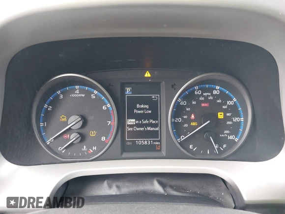 2018 Toyota RAV4 LE with VIN 2T3BFREV6JW740214, listed as a IAAI auction lot 42106349 with 105,831 mi miles and . Bid and sale history available at carsss.com. Image 7.