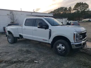 2024 Ford F-350 XL with VIN 1FT8W3DM8REC02732, listed as a Copart auction lot 80866094 with 16,411 mi miles and Salvage Title. Bid and sale history available at DreamBid. Image 4.