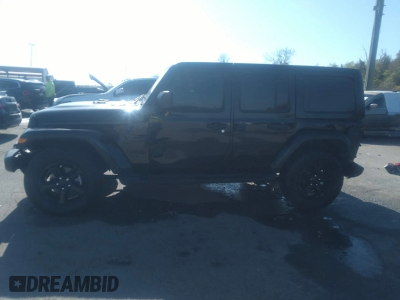 2023 Jeep Wrangler Sahara with VIN 1C4HJXEN9PW624996, listed as a IAAI auction lot 41132256 with 20,980 mi miles. Bid and sale history available at carsss.com. Image 15.