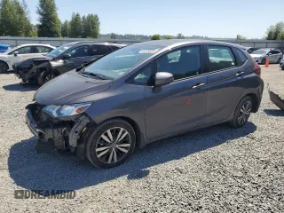 2016 Honda Fit EX-L with VIN 3HGGK5H89GM705968, listed as a Copart auction lot 65389695 with 38,988 mi miles and Salvage title. Bid and sale history available at DreamBid. Image 1.