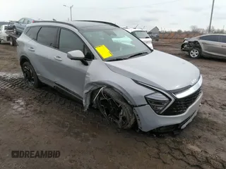 2023 Kia Sportage SX-Prestige with VIN 5XYK5CAF3PG133449, listed as a IAAI auction lot 41716885 with 25,582 mi miles and . Bid and sale history available at DreamBid. Image 1.