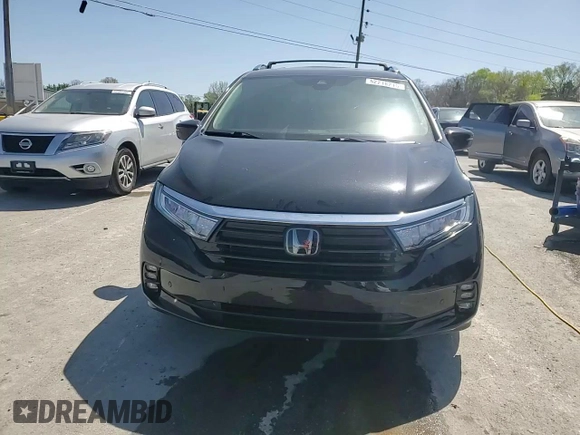 2021 Honda Odyssey Touring with VIN 5FNRL6H80MB036564, listed as a Copart auction lot 52218215 with 44,556 mi miles and Salvage Title. Bid and sale history available at carsss.com. Image 12.